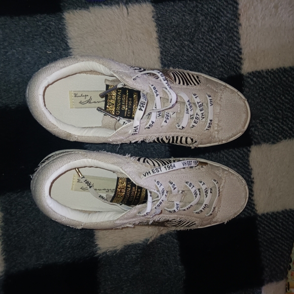 VINTAGE HAVANA Wow 3 leopard print lace up sneaker 🆕 - Picture 4 of 13